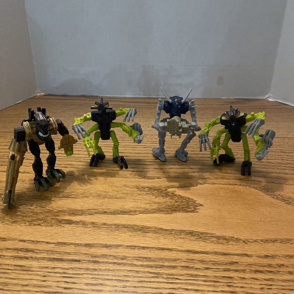 2007-2008 McDonald's Lego‎ Bionicle Toy Figures Lot of 4